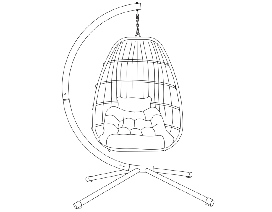 Bedieningshandleiding PATIO SWING STOEL