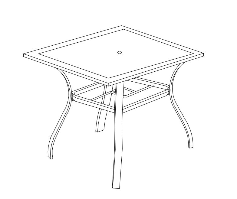 Handleiding voor gebruik en onderhoud van metalen eettafel