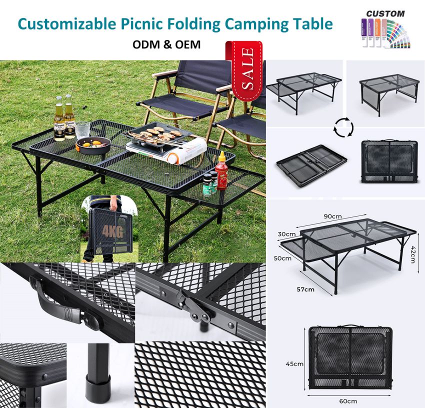 Een draagbare campingtafel nodig?