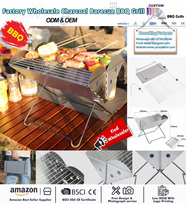 Goede compacte draagbare grill