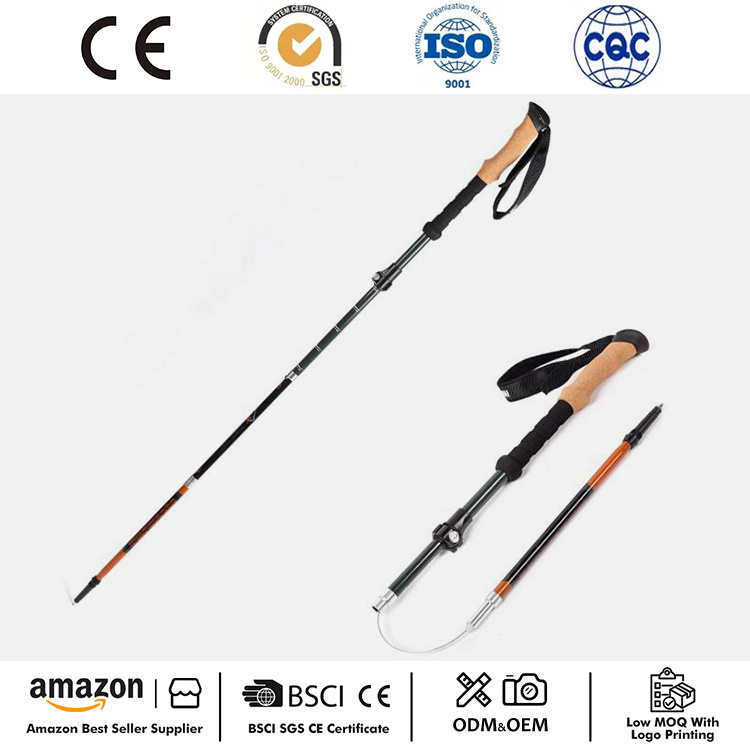 2 stuks opvouwbare wandelstokken voor trekking