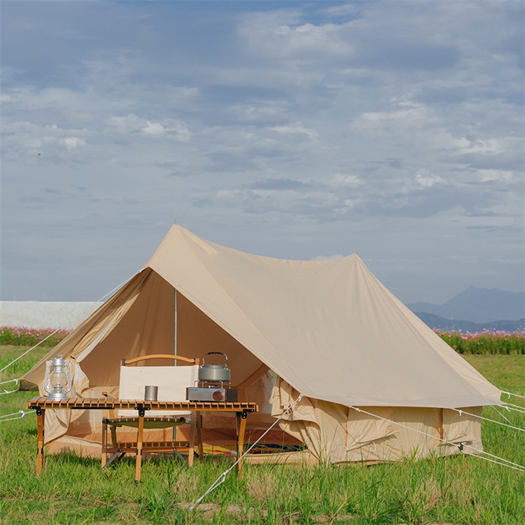 Camping canvas cabinebell tent