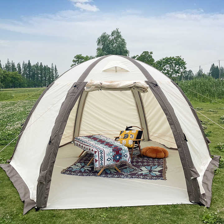 Camping Dome opblaasbare zeshoekige tent