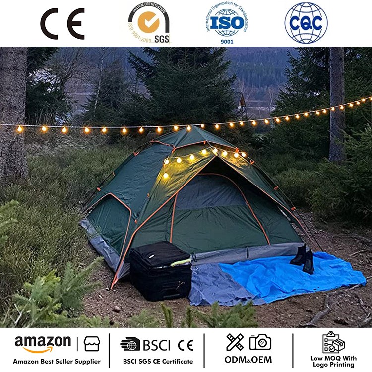 Camping waterdichte automatische 3-persoonstent