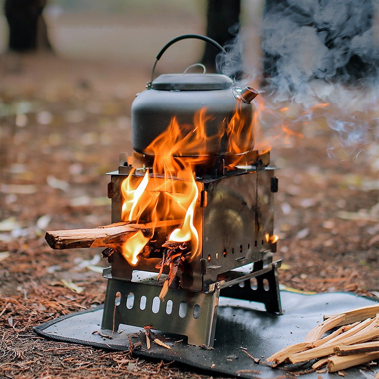Camping houtkachel