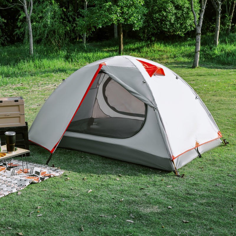 Dubbellaagse wandeltent voor backpacken