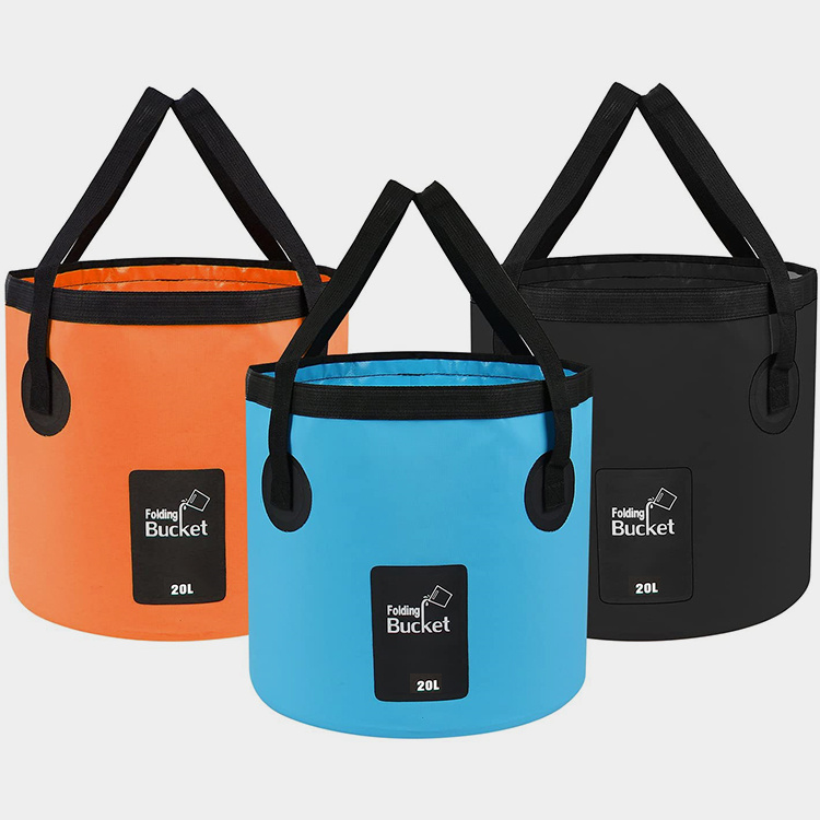 Opvouwbare kampeeremmer van 20 liter