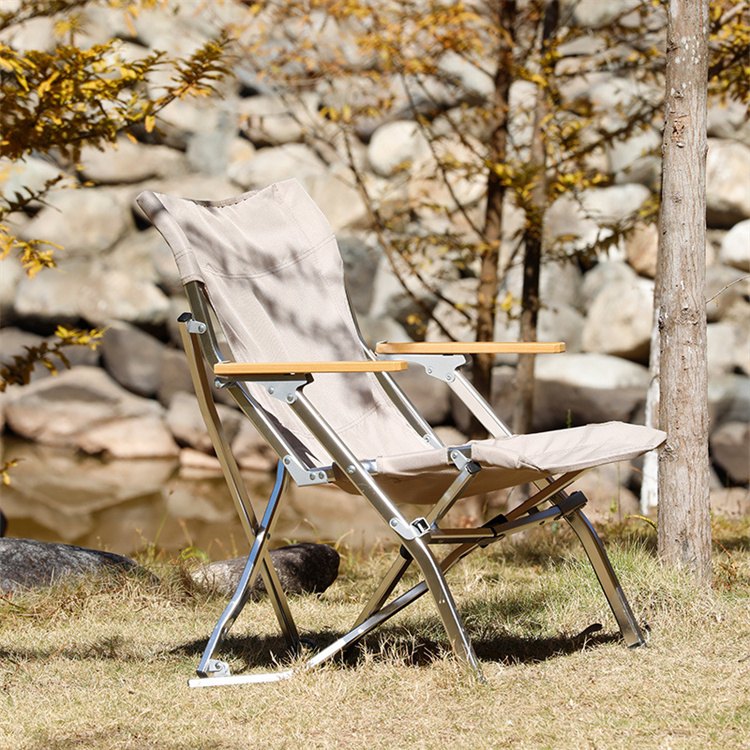 Vouwen camping lage strandstoelen