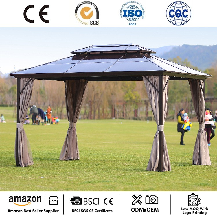 Hardtop patio gazebo buitenluifel