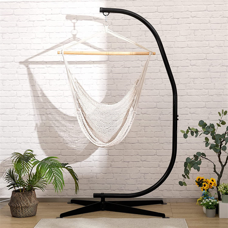 Metalen hangende hangmat C-standaard voor stoel