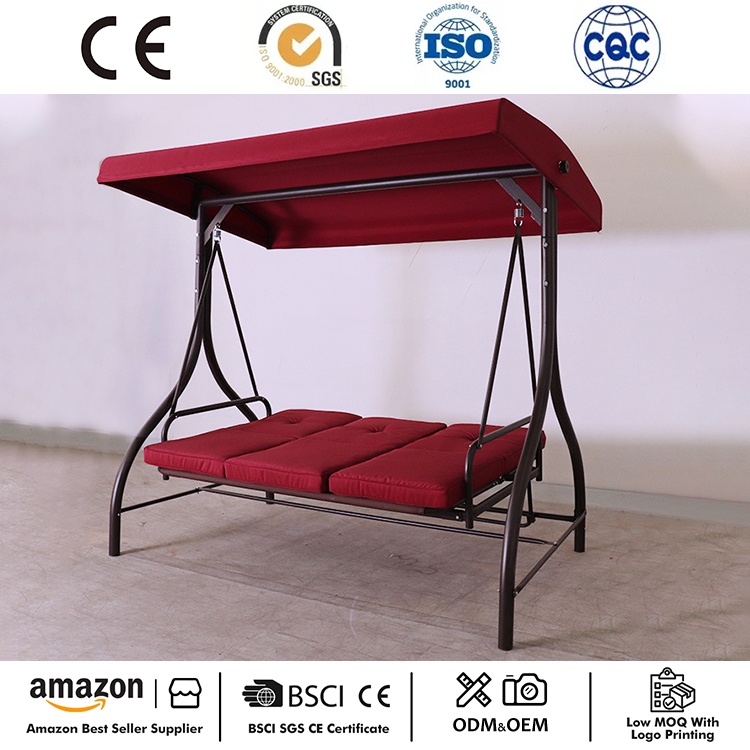 Patio swing daybed met luifel