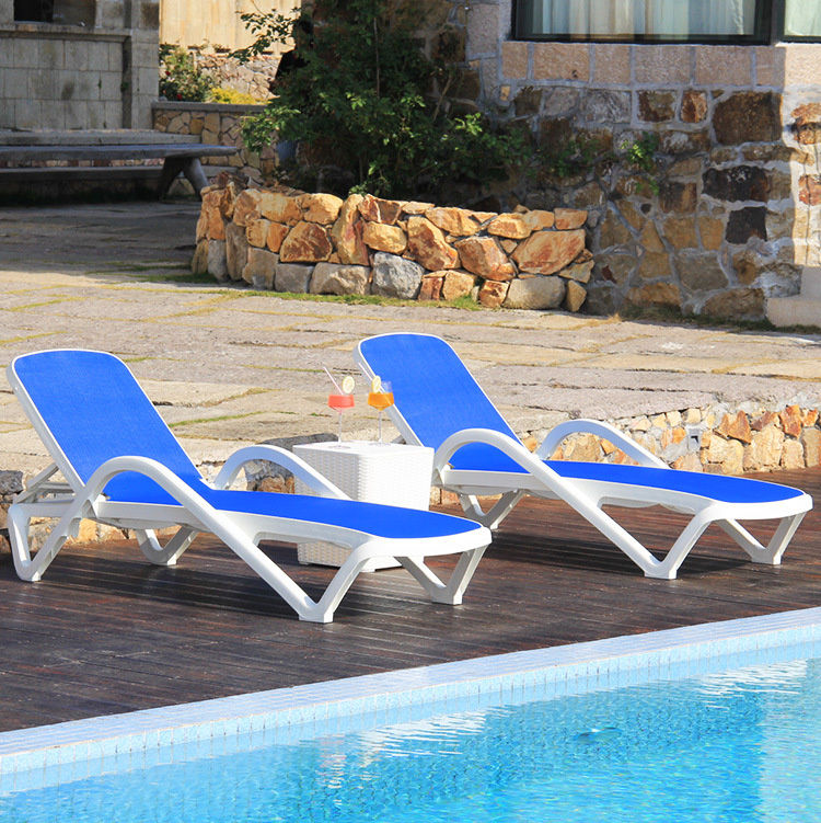 Chaise Lounge Patio Lounge stoel met vijf standen