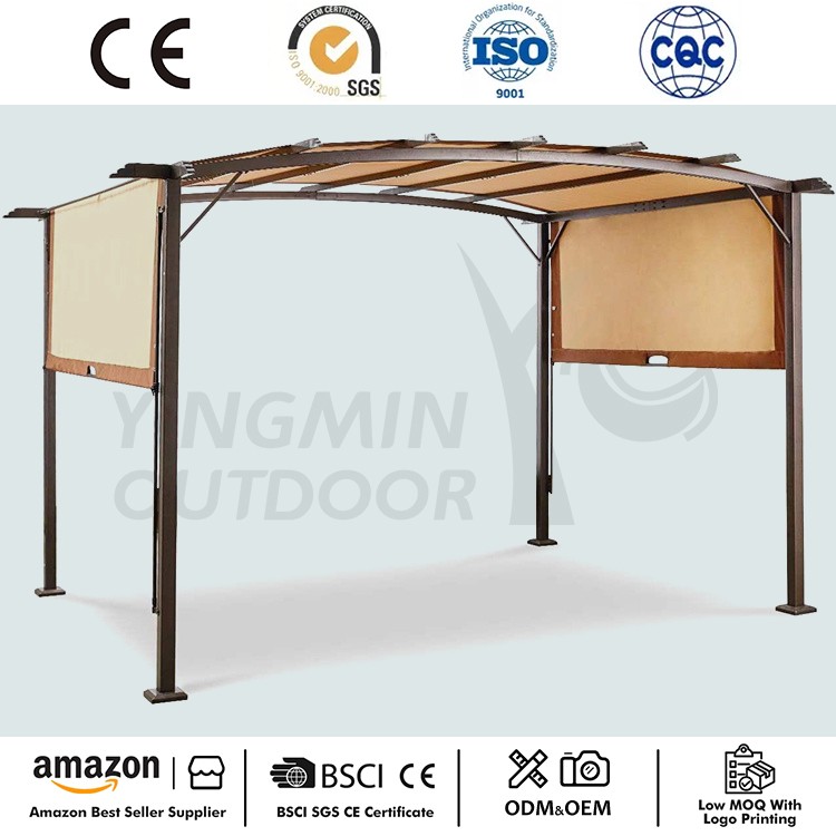 Outdoor intrekbare pergola luifel