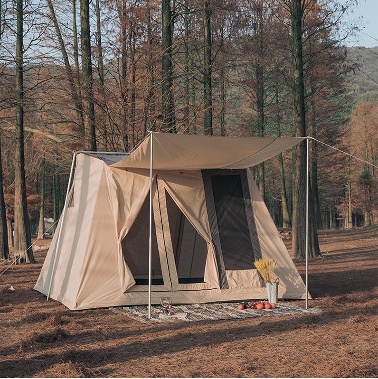 Buiten Waterdichte katoenen canvas tent