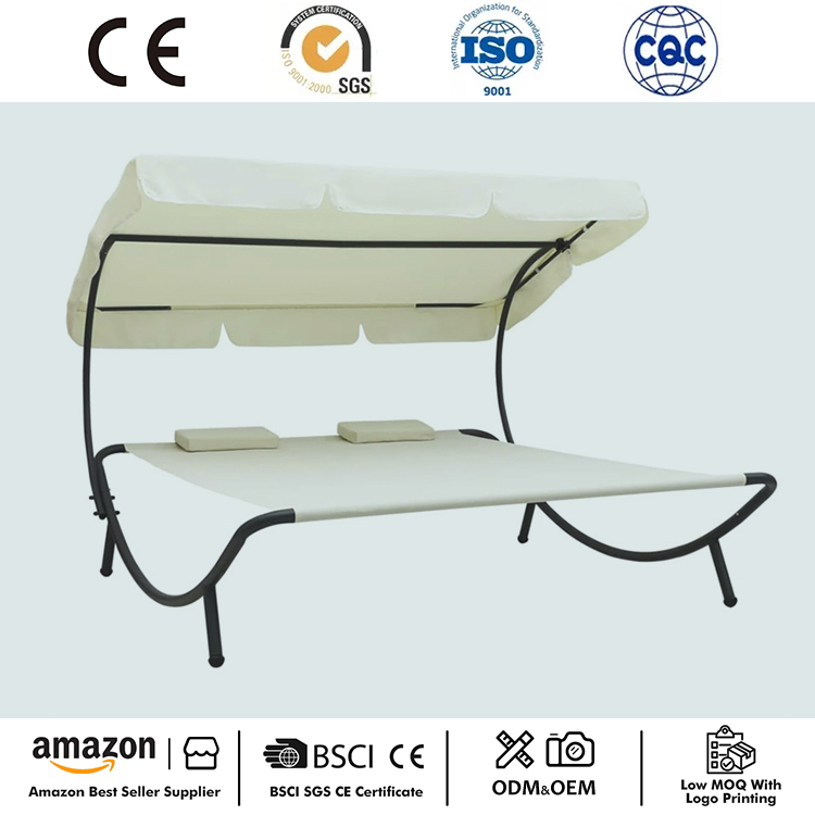 Patio Loungebed met baldakijn