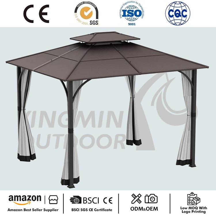 Patio stalen frame hardtop gazebo