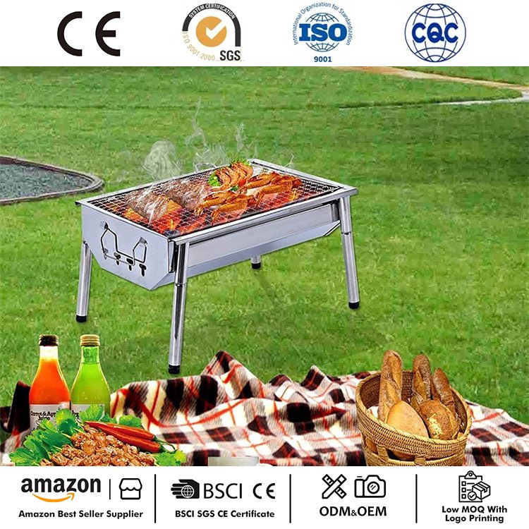 Draagbare BBQ-grill Kleine campinggrill