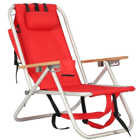 Draagbare strandstoel Opvouwbare fauteuillounge