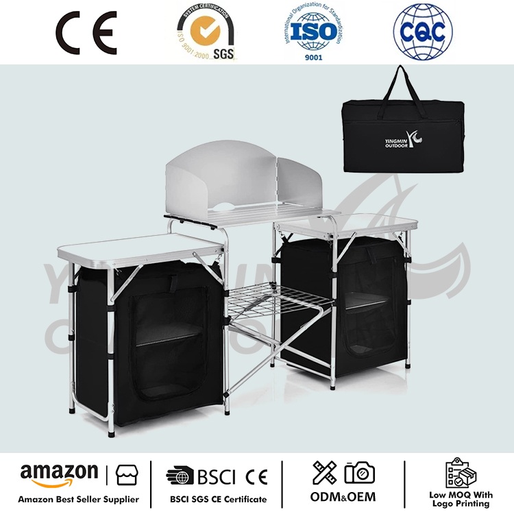 Draagbare camping keukentafel