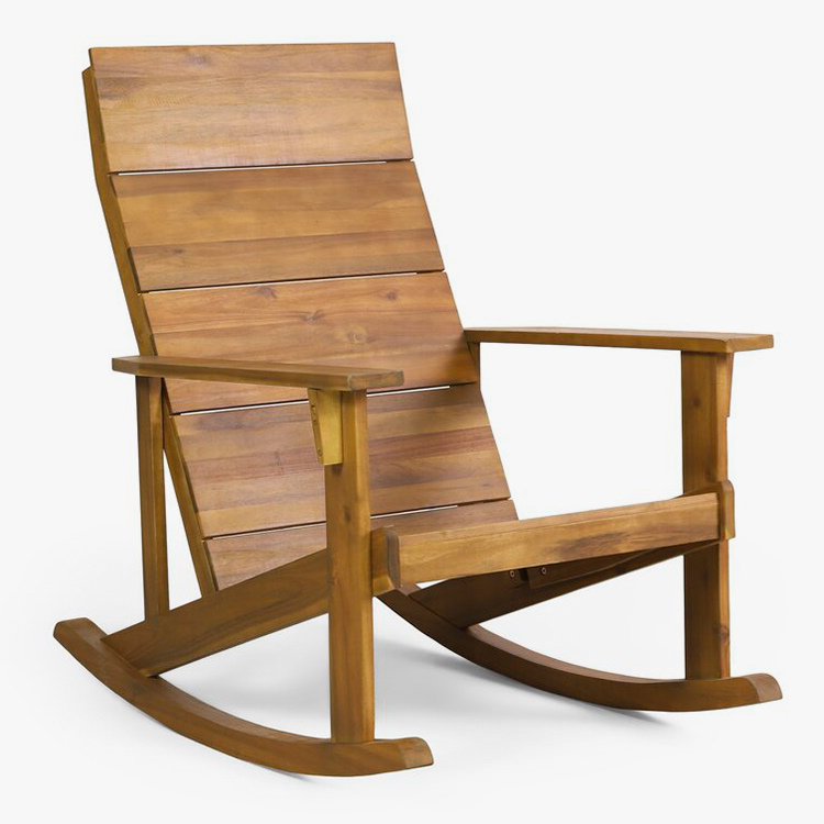 Massief houten Adirondack schommelstoel